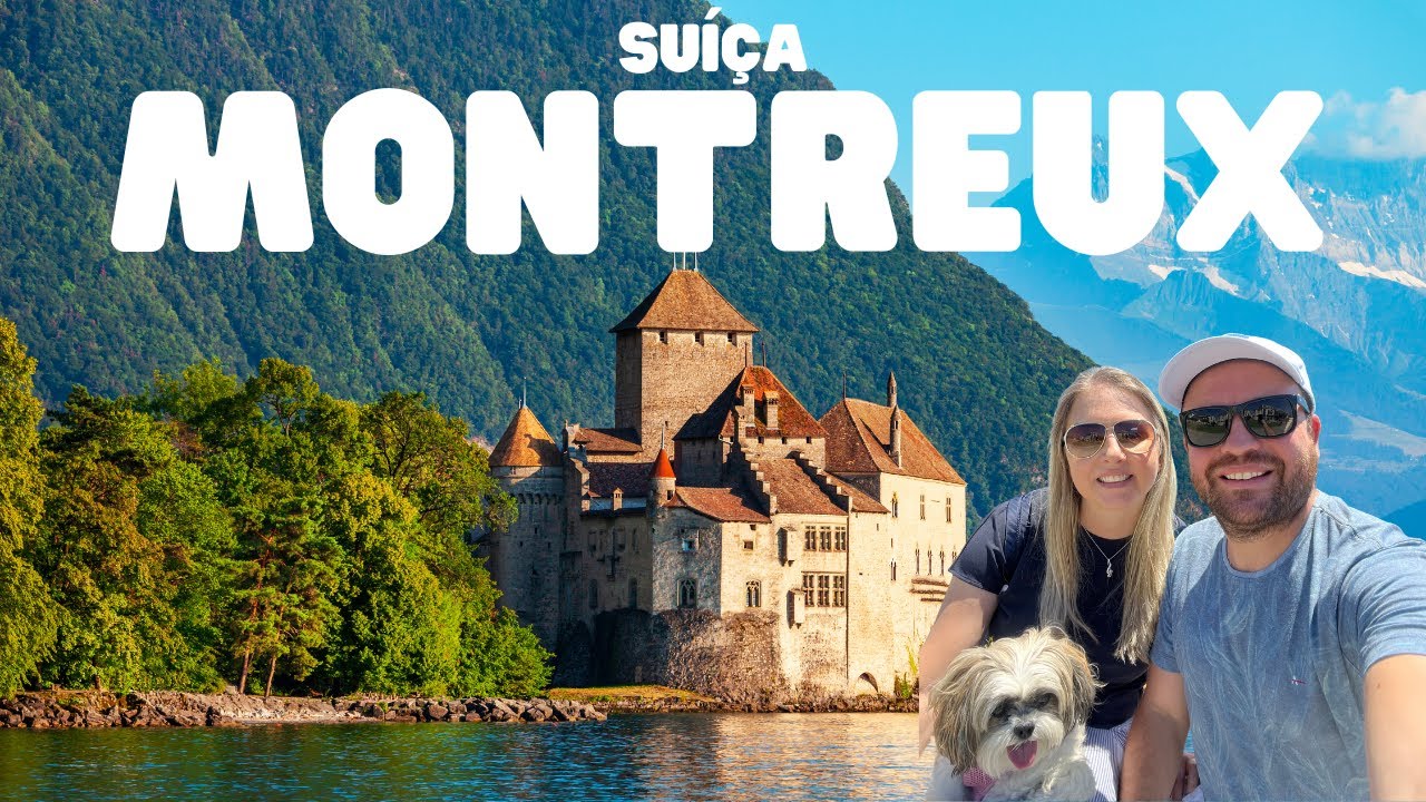 O que fazer em MONTREUX na SUÍÇA em 1 dia | Lago | Estátua Freddie Mercury | Castelo.