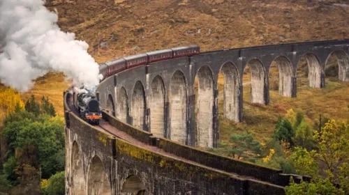Viagem mágica no comboio Jacobite
