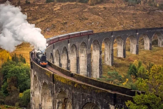 Viagem mágica no comboio Jacobite