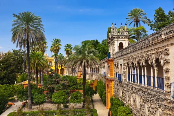 Jardins de Alcázar em Sevilha