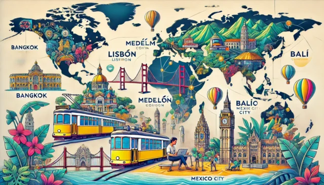 Melhores Destinos para Nómadas Digitais: Cidades Perfeitas para Trabalho Remoto