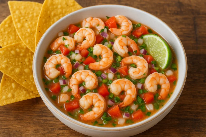 ceviche de camarão