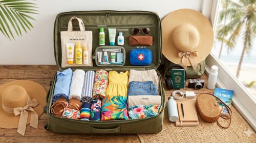 Checklist essencial: O que não pode faltar na mala para um destino tropical