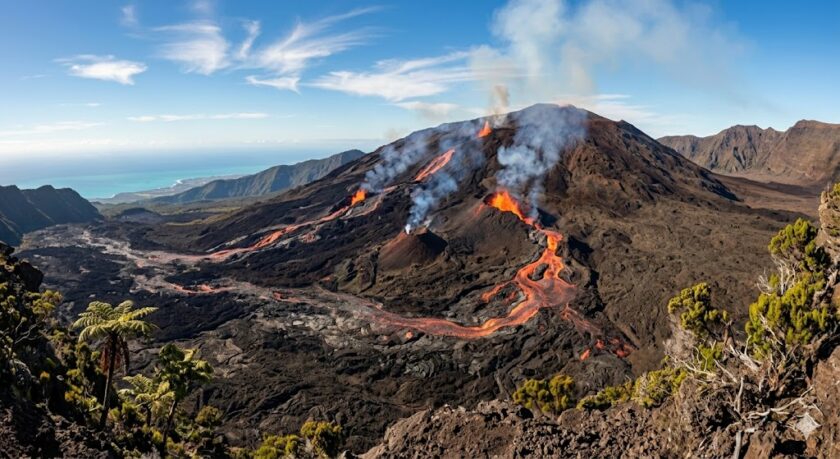 7 em Mundo Piton de la Fournaise – Reunião, França