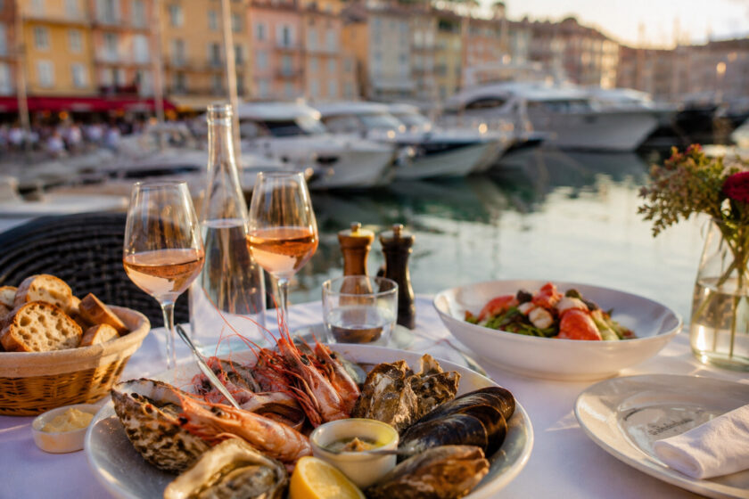5 em Europa gastronomia de Saint-tropez
